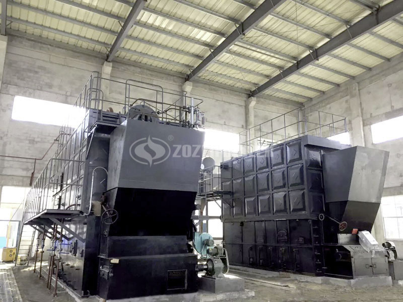 20 tph SZL biomass-fired water tube boiler project for oil refining industry